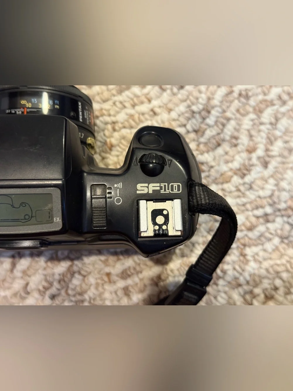Pentax SF10 Black 35mm Film SLR Camera with 2 Lens’s